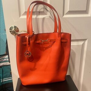 Michael Kors Bold Orange Tote